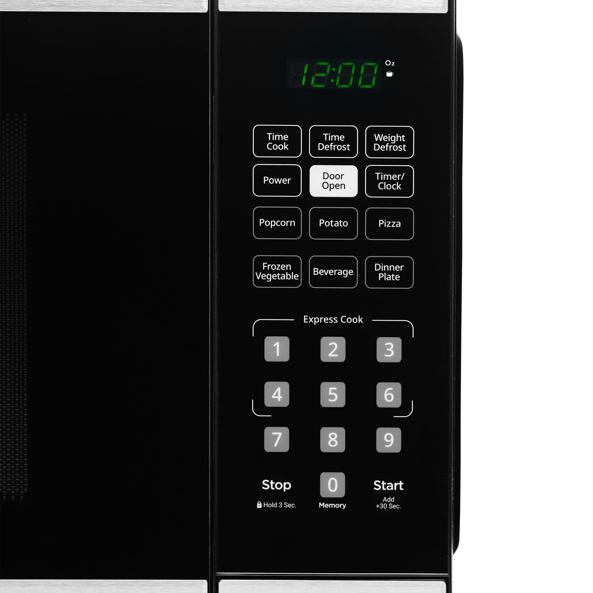 Danby DBMW1126BBS 1.1 cu. ft Countertop Microwave, Black and Stainless Steel