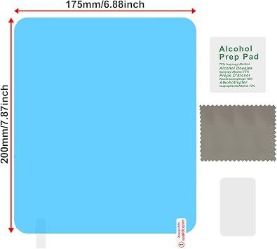 2 Pieces Car Film Rearview Mirror Film, Waterproof HD Clear Mirror Film Anti Fog Rainproof Nano Coating Car Film Protective Sticker for Car Rearview Mirror Side Windows(200x175mm)