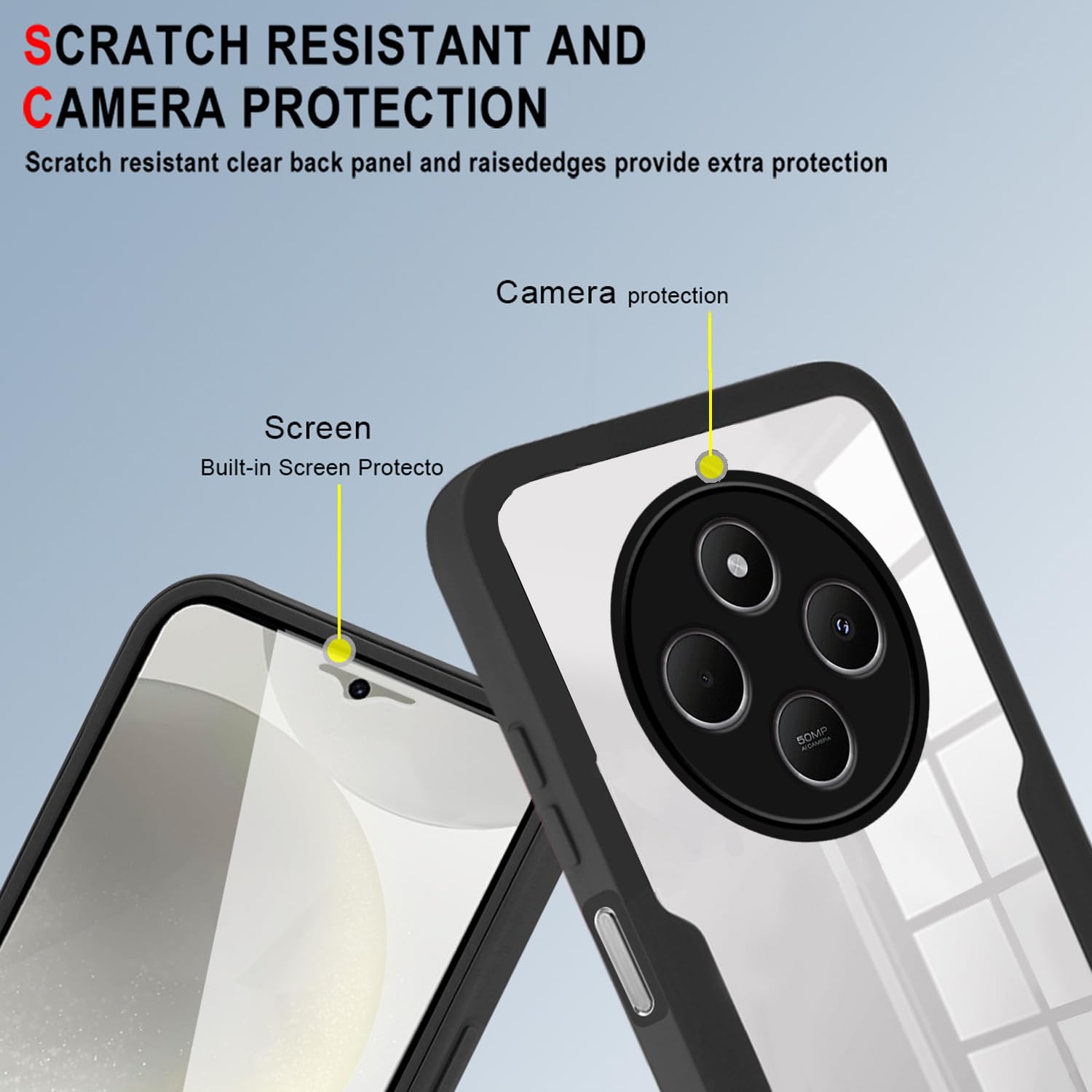 Per Xiaomi Redmi 14C 4G Custodia 360 Protezione Dello Schermo Completa