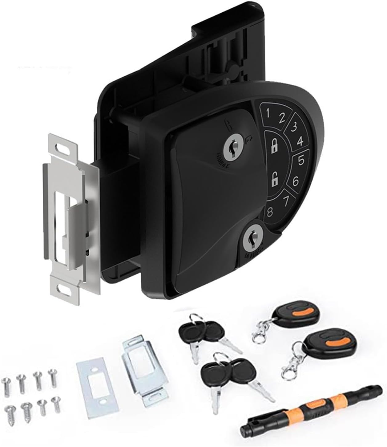 RV Lock, RV Electronic Password Lock, RV Door Lock, RV Lock, RV Lock, RV Lock(Black)