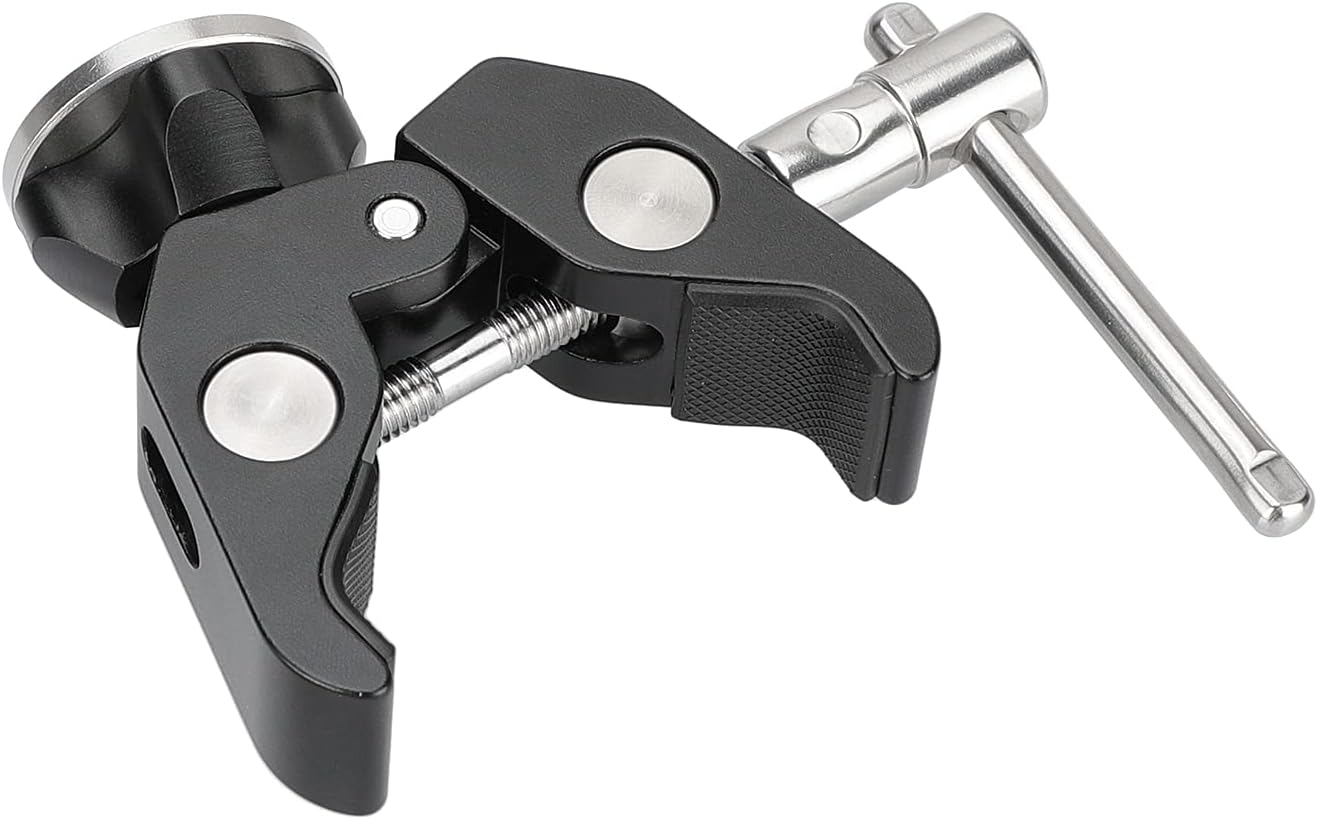 CAMVATE Super Crab Clamp with Rosette Mount M6 Female Thread Hole for Camera Accessories Kit - 2869