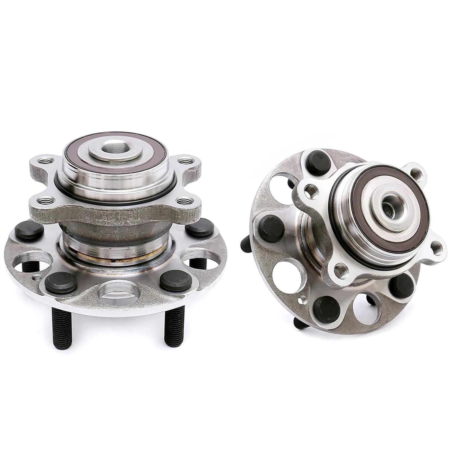 HICKS 512257 Rear Wheel Hub Wheel Bearing Assembly Compatible with 2006-2011 Honda Civic (LX, DX, ABS Models), Set of 2