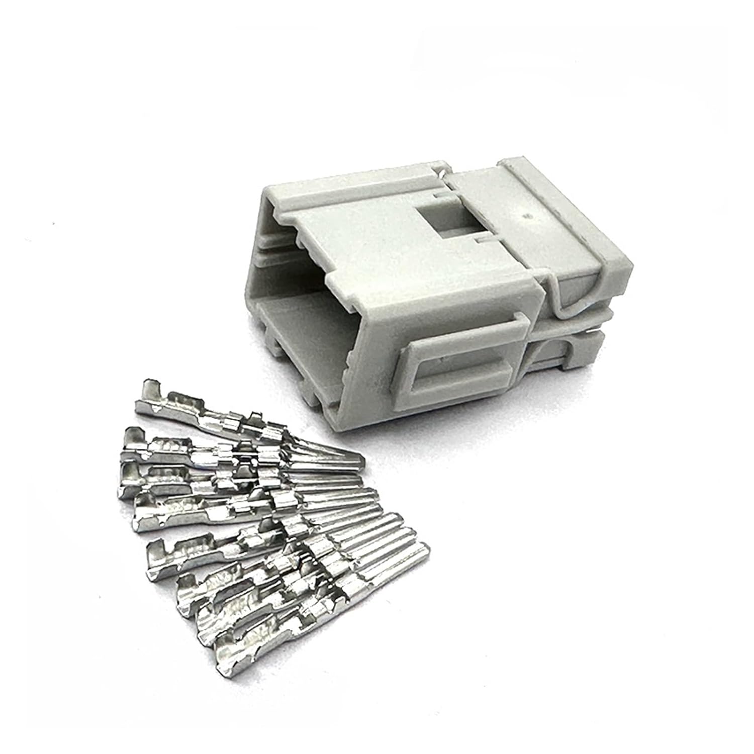 1/8 Pin 2.2mm Automobile Connectors Male Female Fuse Box Wire Harness Plug with Terminals 6098-0247 6098-0248 KLOOKY(Army Green,10 Sets)