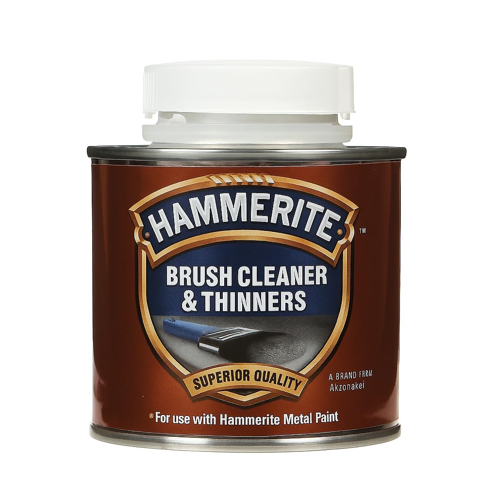 Brush Cleaner & Thinners 250ml | Removes Paint & Cleans Brushes | Effective Solvent for Metal Paints, Tools & Equipment | Fast Acting Cleaning Solution