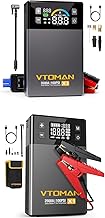 VTOMAN X1 Jump Starter with Air Compressor+VTOMAN X3 Jump Starter with Air Compressor, 3500A Portable Car Battery Jumper Starter (9L Gas/8L Diesel Engines) with 160PSI Auto-Shutoff Tire Inflator