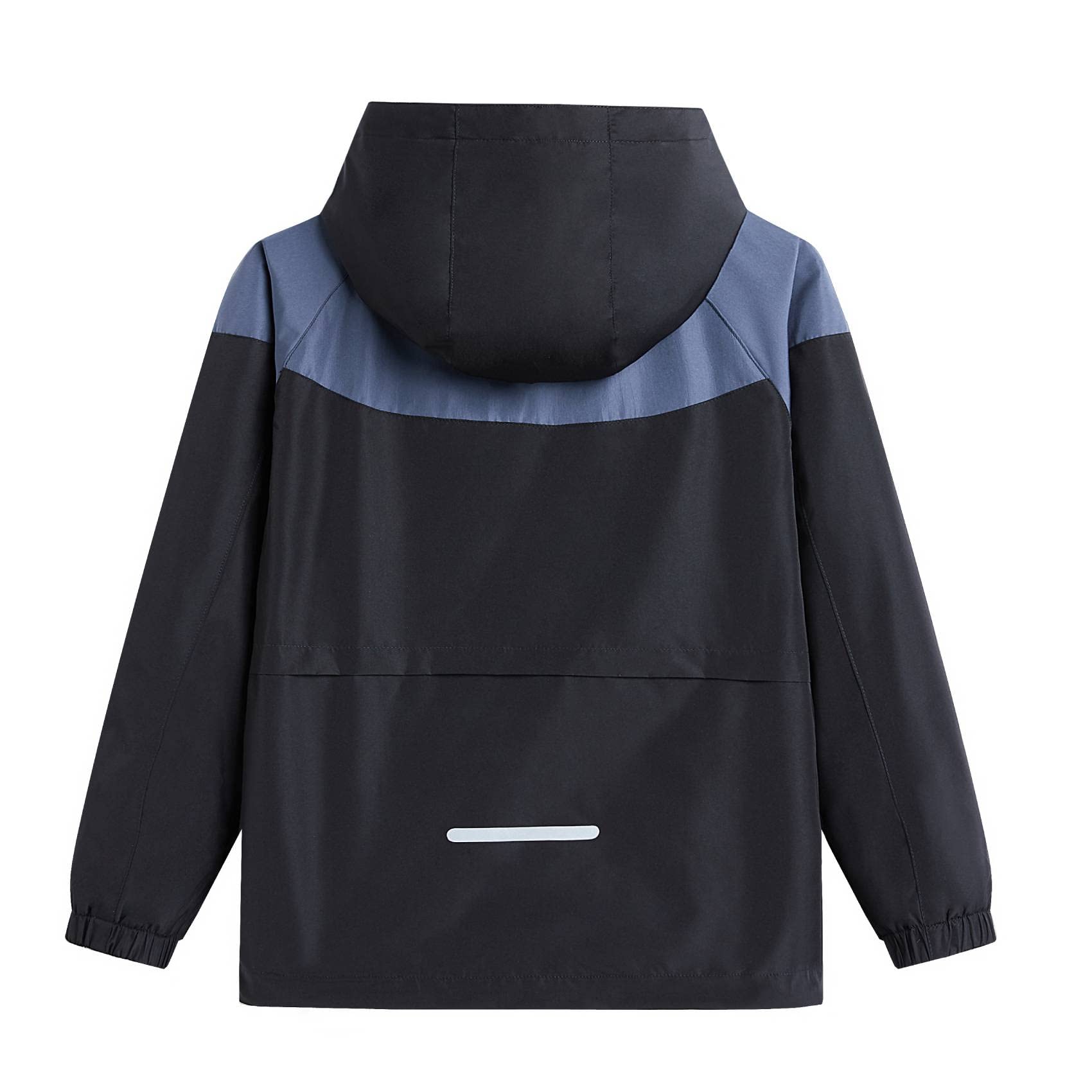 MGEOY Chaqueta impermeable para niños y niñas, ligera, impermeable, con forro polar, cortavientos para niños