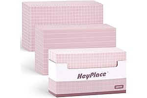 150PCS Grid Ruled Index Cards, Making Academics Adorable!