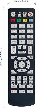 Replacement Remote Control Compatible with Kartina TV, Dune HD Remote Control