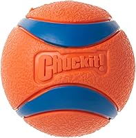 Chuckit! Ultra Balls for Dogs X-Large 3.5in Pack of 3 - Durable High-Bounce Fetch Toy for Launchers