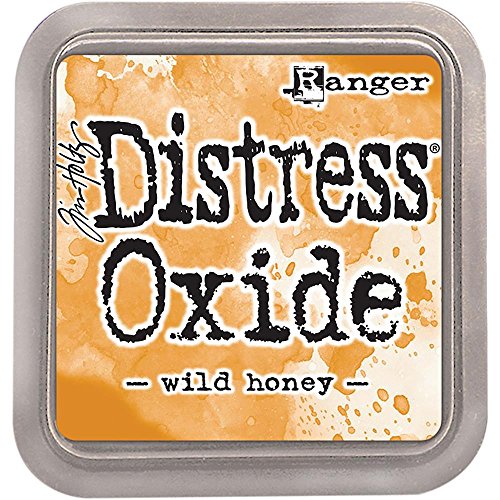 Ranger Tim Holtz Distress Oxide Ink Pads - Abandoned Coral, Wild Honey, Picked Raspberry, Peacock Feathers, Salty Ocean And Seedless Preserves - Bundle Of 6 Ink Pads - Set Released June 2017 #TOP2