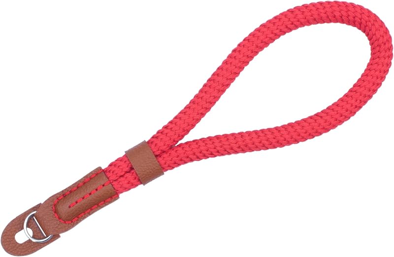 Camera Wrist Strap,Hand Strap lanyard for DSLR SLR Mirrorless Camera | Rope Adjustable Safety Strap(Red)