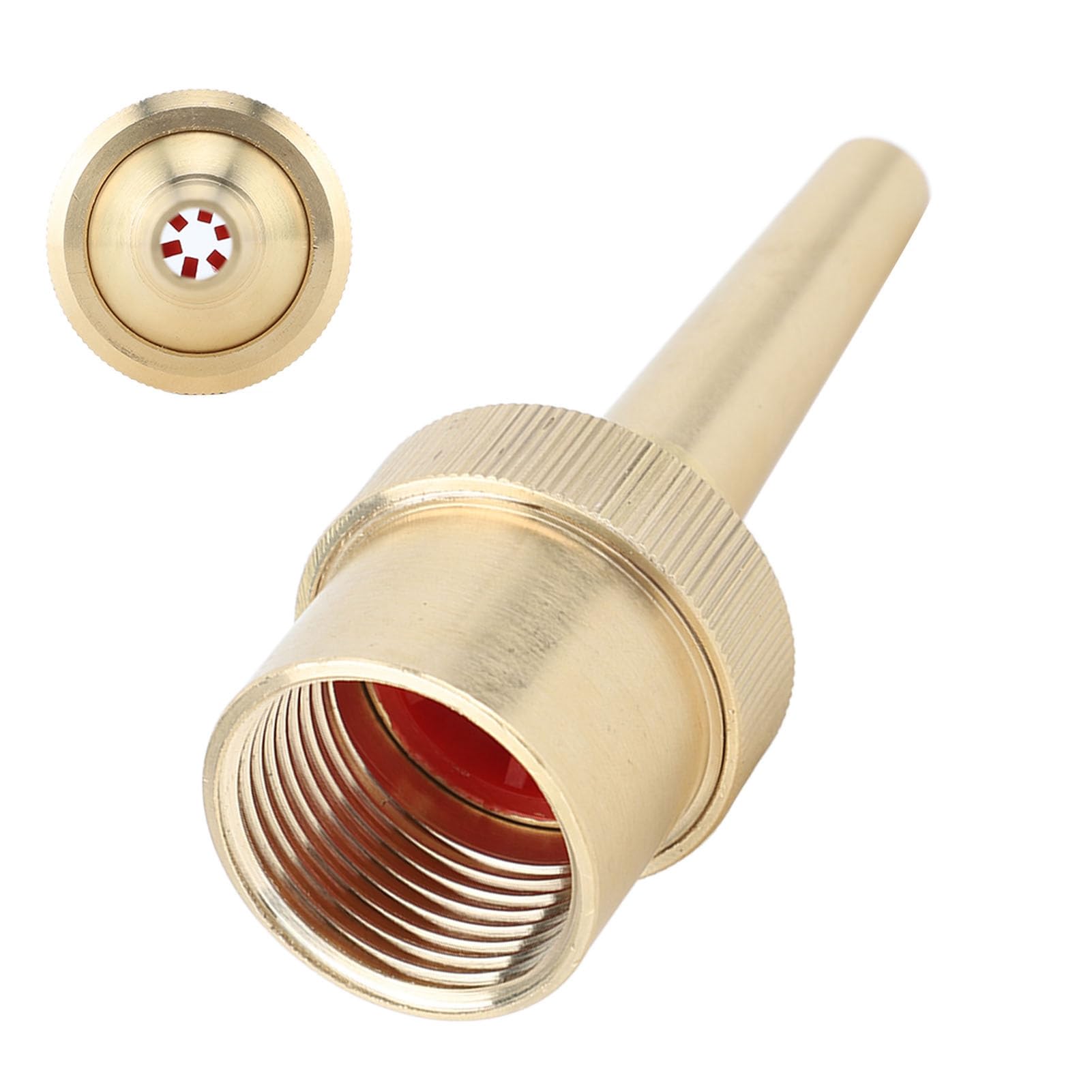 Brass Adjustable Direct Fountain Nozzle with Wide Spraying Range for Pond Garden, Brass Material for Square Park Sprinkler (G1.5in 15.3CM)