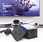 Sisma Sac de rangement pour jeux vidéo compatible avec Xbox PS5 PS4, S'adapte autour de 23-27 Disques de jeu, Titulaire de jeux Organisateur Maison Safekeeping Portable Travel Carry Case