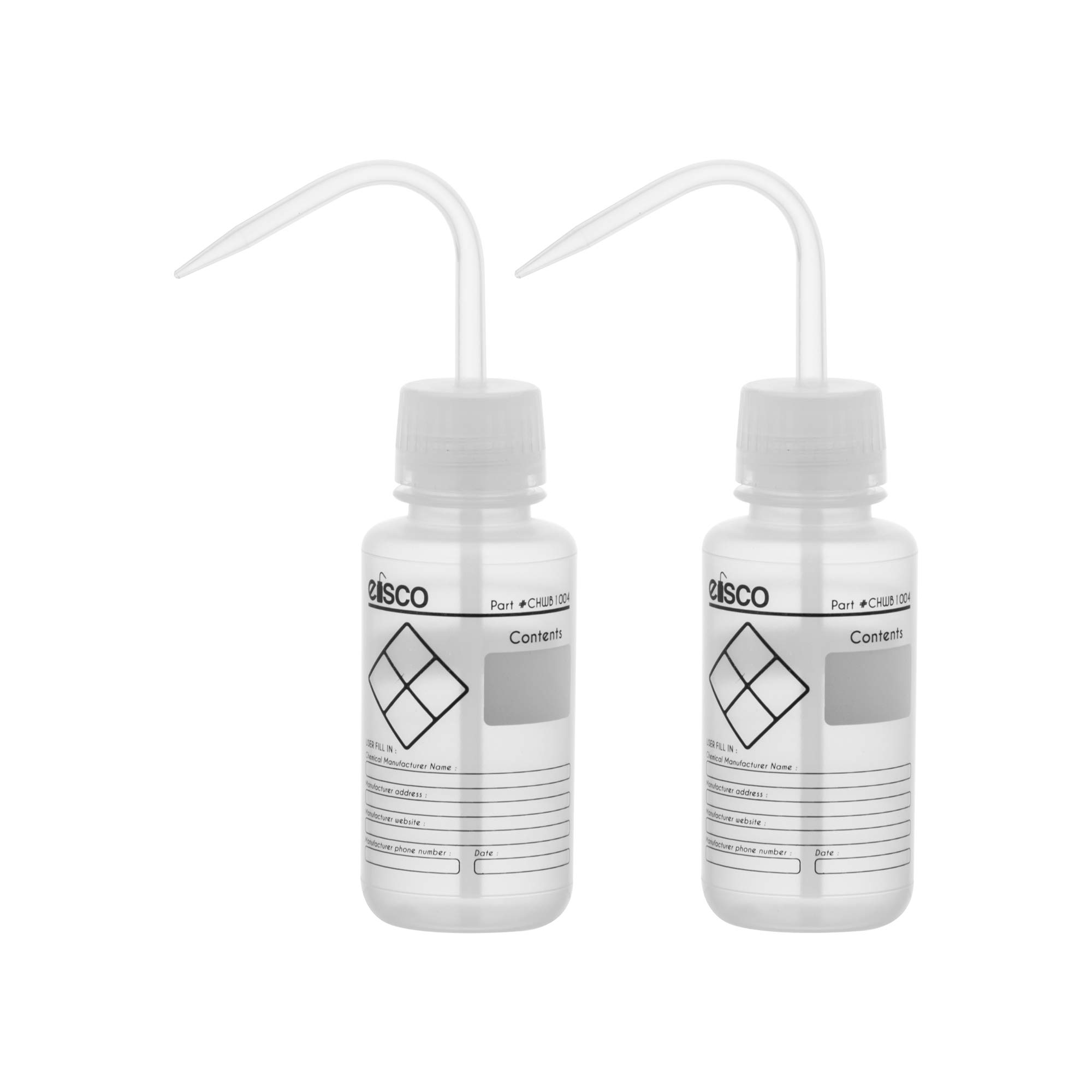 EISCO Wash Bottle - 500ml, Blank Labels -7