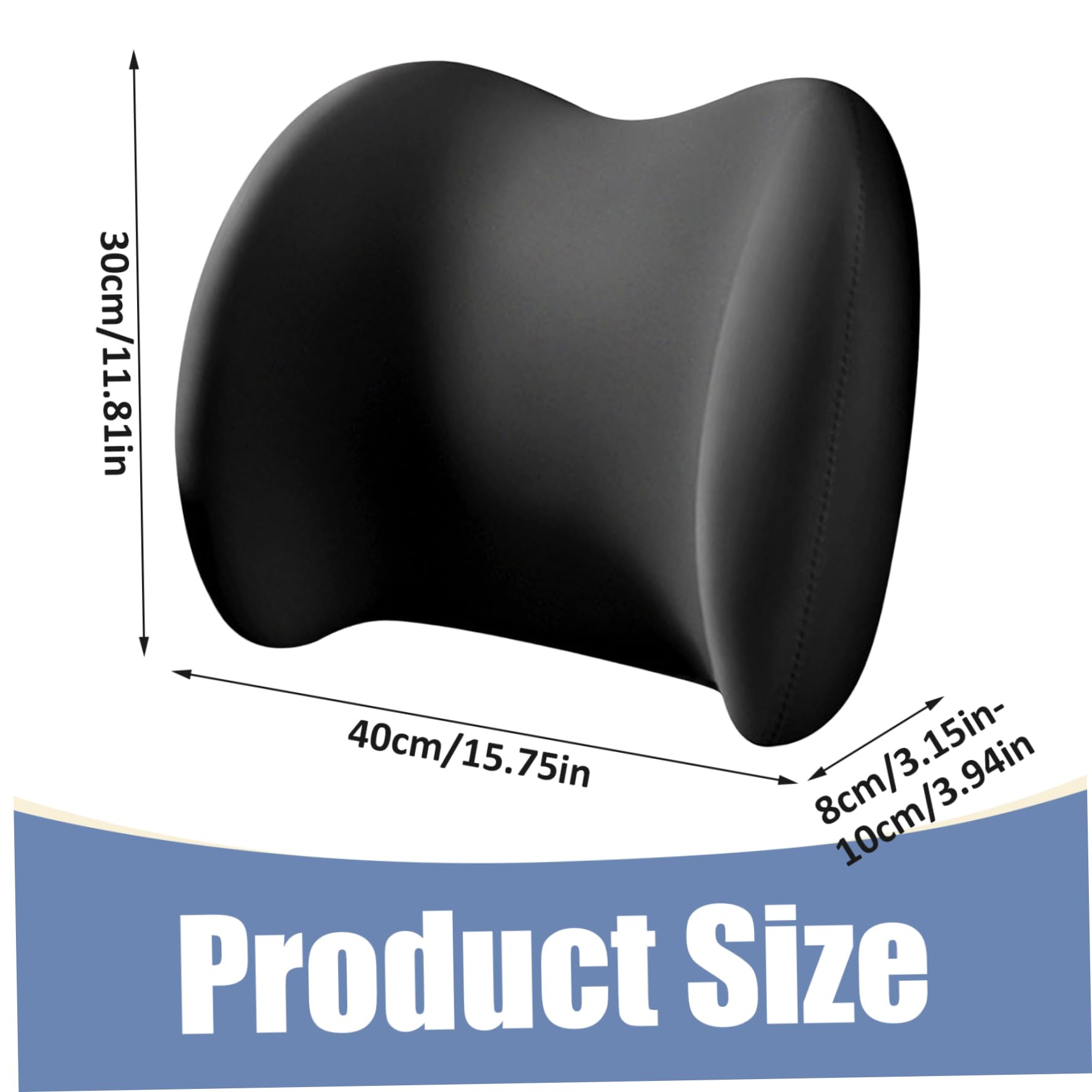 Cuscino lombare, supporto per la schiena comfort in memory foam, supporto lombare staccabile e lavabile per casa, auto, ufficio, sedia