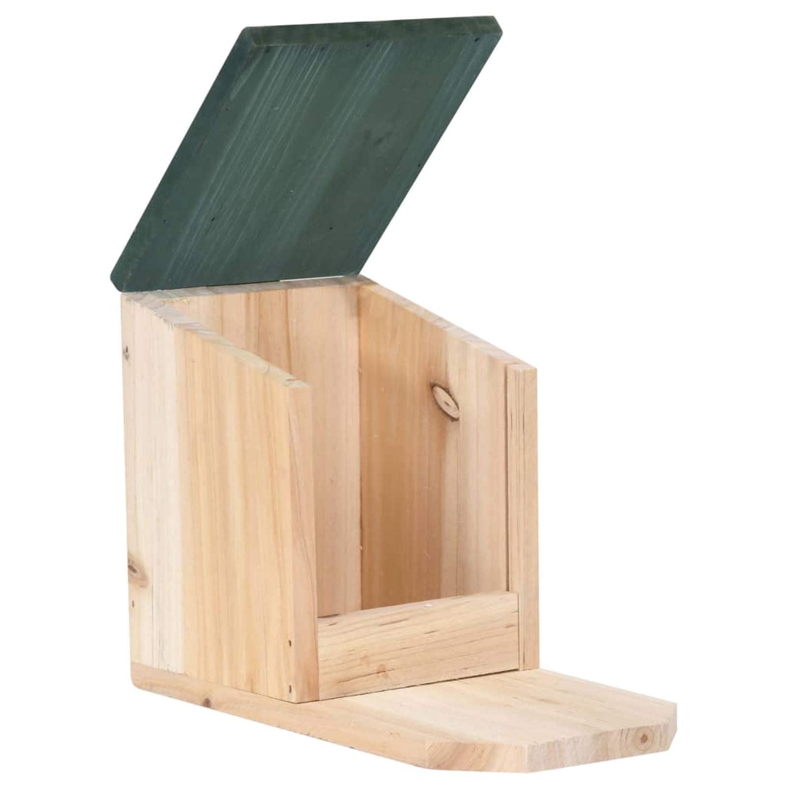 Tidyard Eichhörnchen Futterhäuser 4 STK. Eichhörnchen Futterhaus Eichhörnchenhaus Tannenholz