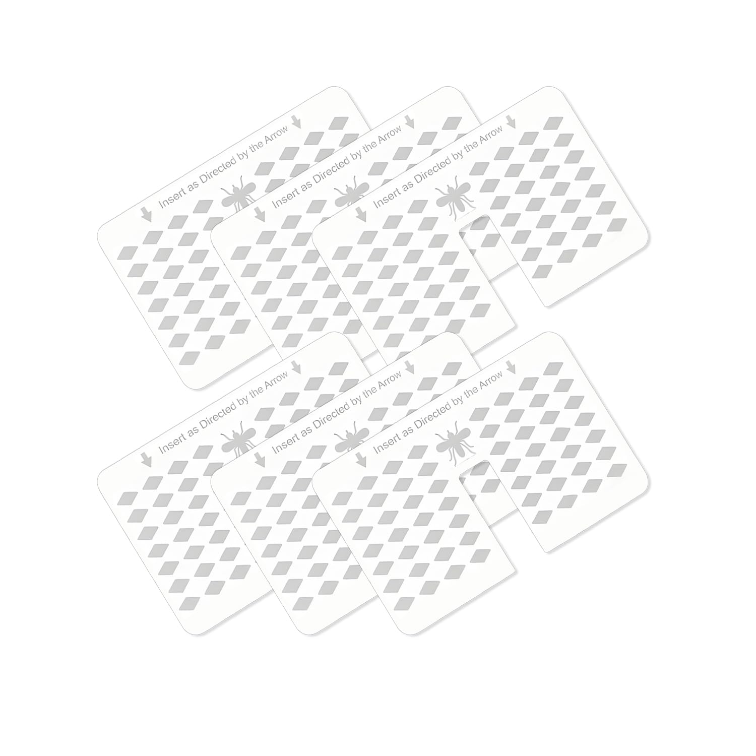 QUMOX Fruit Fly Traps for Indoors Refill, Gnat Traps for House Indoor, Fly Catcher Indoor, Fly Trap, Plug in Catch for Fruit Flies, Moths, Gnats, Mosquito Trap (Pack of 6 Refills)