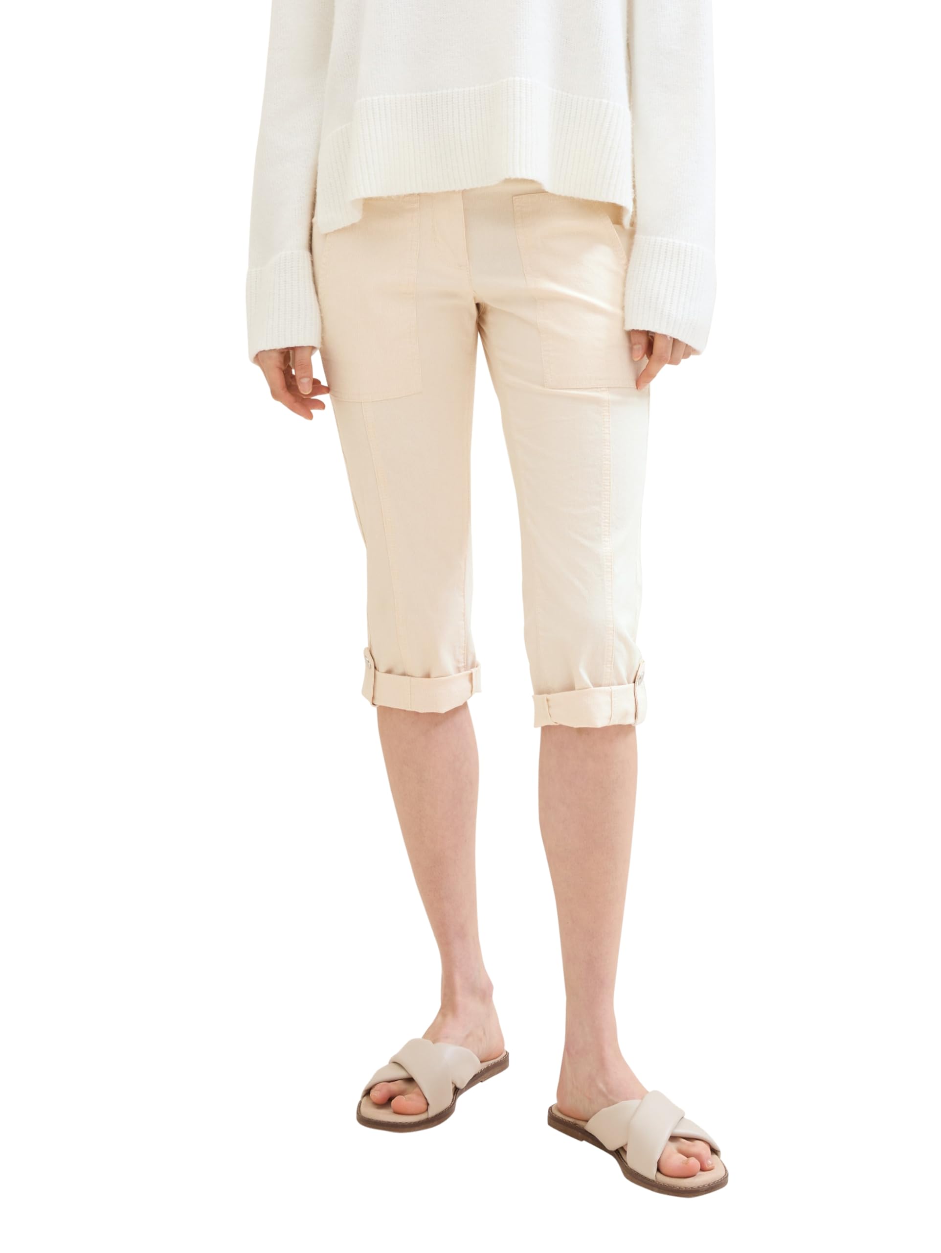 TOM TAILOR Damen Tapered relaxed Hose