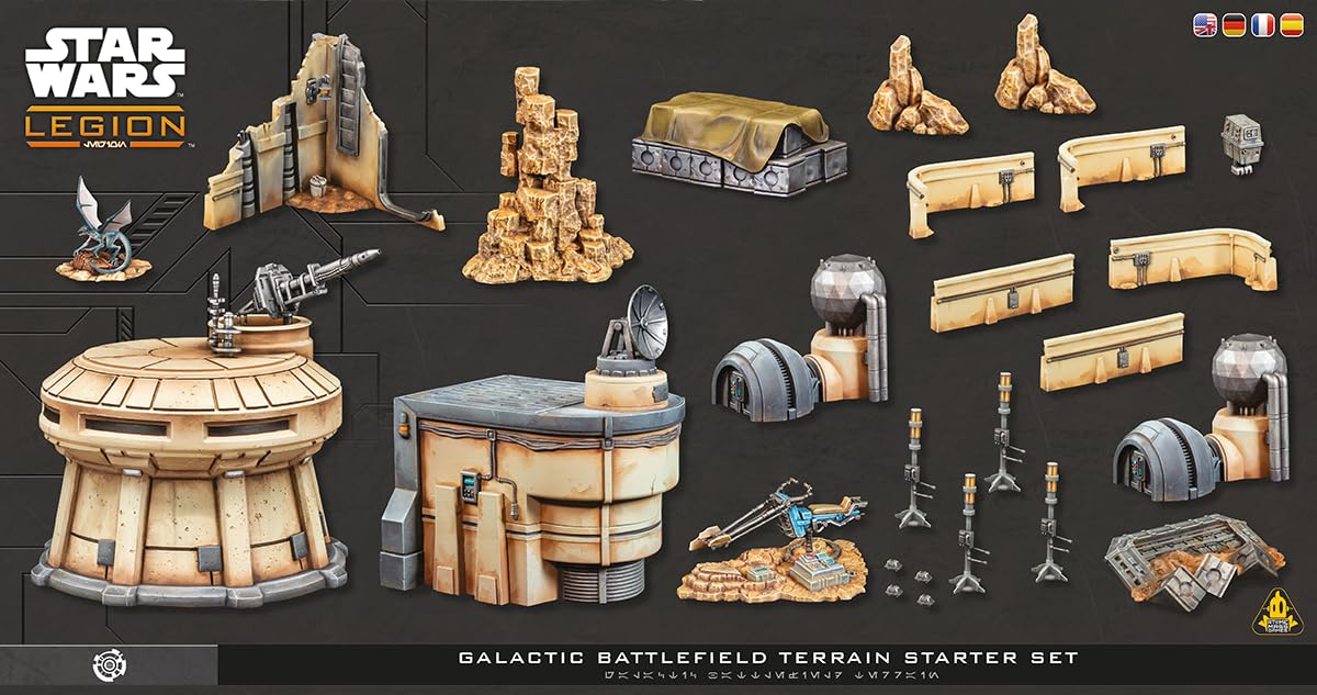 Asmodee Star Wars: Legion Galactic Battlefield Terrain Starter Set - Board Game