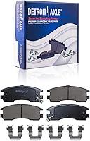 Vista 131 de Detroit Axle - Pastillas de freno delanteras para Nissan Pathfinder Frontier D21 720 Pickup Subaru SVX Pastillas de freno de cerámica con reemplazo