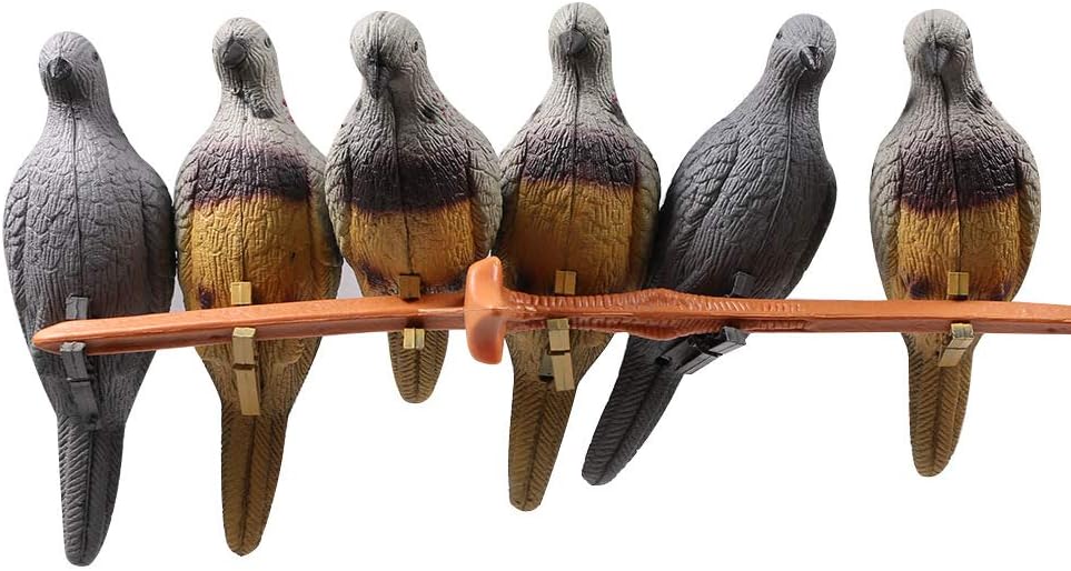 Popshot(TM 6Pcs Archery 3D Pigeon Target Animal Hunting Baits Recurve Cross Bow Shooting Game