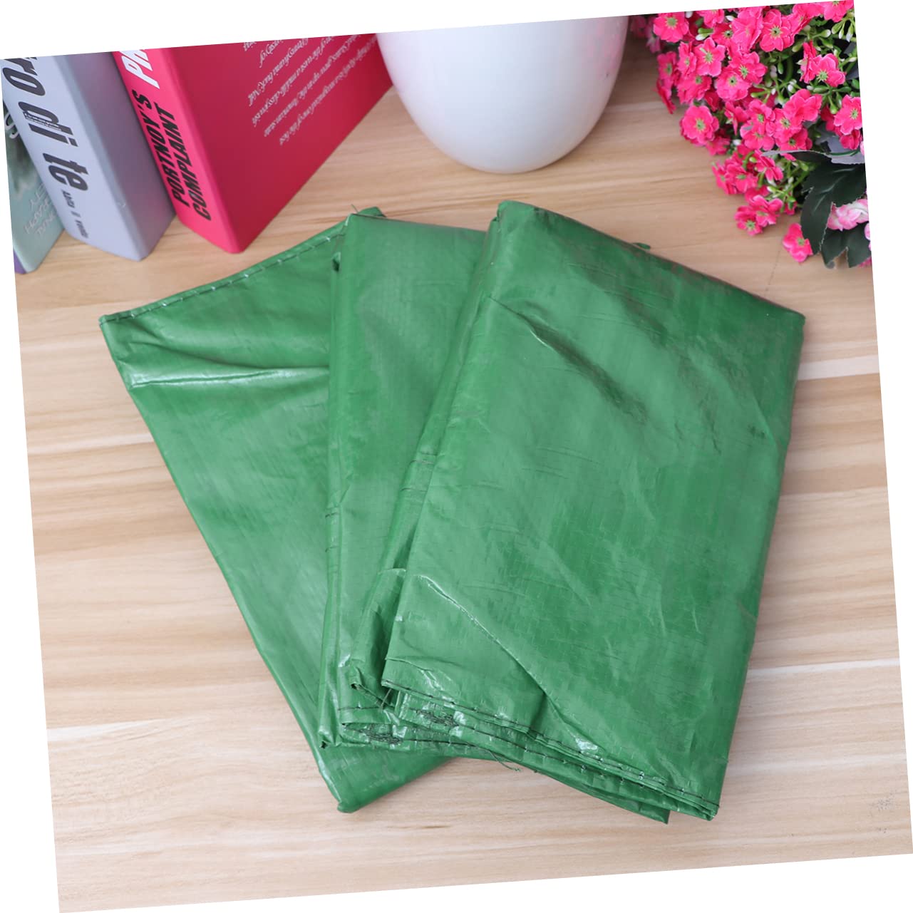 YARNOW 4piezas Bolsas Cultivo De Patatas y Hortalizas Resistentes y Aptas para Tomates Cebollas y Verduras con Solapa y Asas para Jardín o Terraza Unidades Color Verde