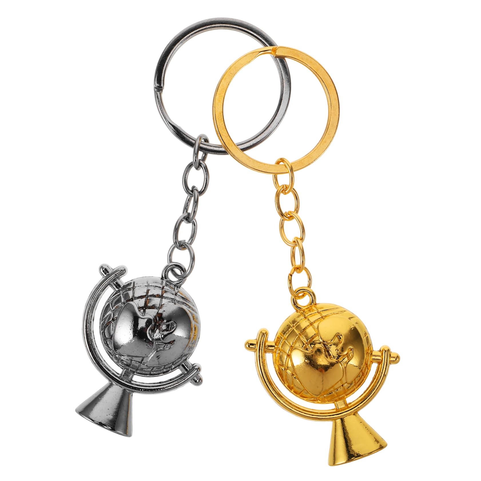 Mipcase World Map Keychain Pack Planet Keychains Geographical for Boys Girls Adults for Car Keys Party Favor