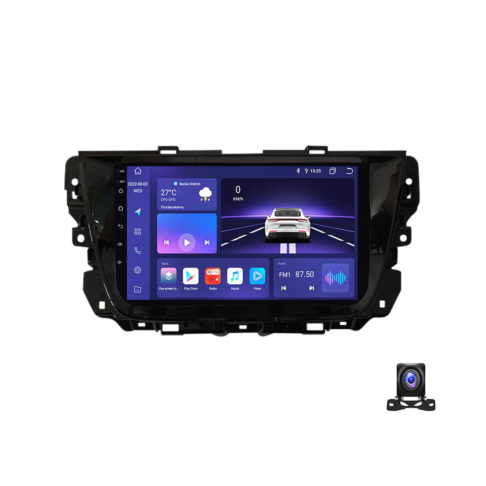 EsaSam 9 Inch Touch Screen Car Stereo with Navigation Compatible with MG GS 2015~2017 Android Car Radio Compatible with Carplay Android Auto Radio FM RDS DSP SWC 4G,M300S 4G+32G