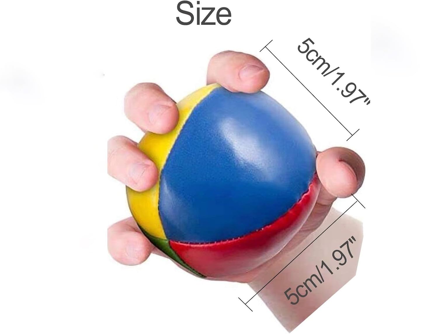 15Pcs Set di Palline da giocoliere, Palline da Lancio per Bambini Giochi da Circo Clown Palline da giocoliere Colorate per Adulti Bambini Principianti all'aperto con Custodia