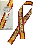 Pulsera de España.Medida del Pilar (original)- Bandera de España. Pulsera hombre, pulsera mujer. cinta de españa, accesorio coche, moto, virgen del pilar.