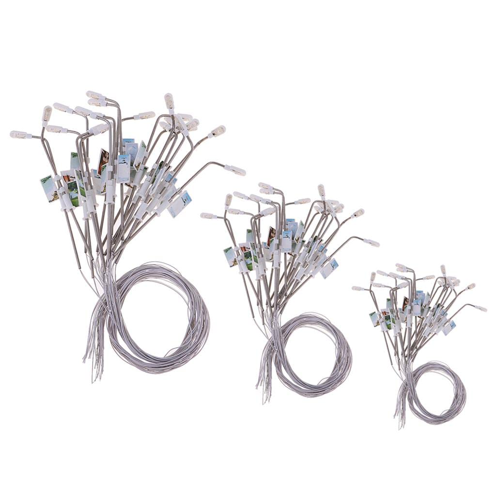 Toy 20 Pieces Model Miniature Street Lights HO OO Scale LEDs White 1:100-image-8