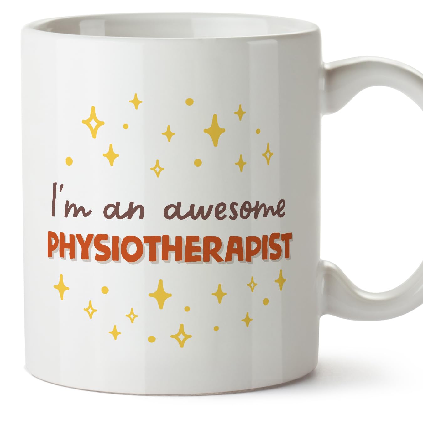 MUGFFINS Physiotherapist Man Mug - in English - I'm Awesome! - Funny Gift for Colleagues - Ceramic 11oz Mug
