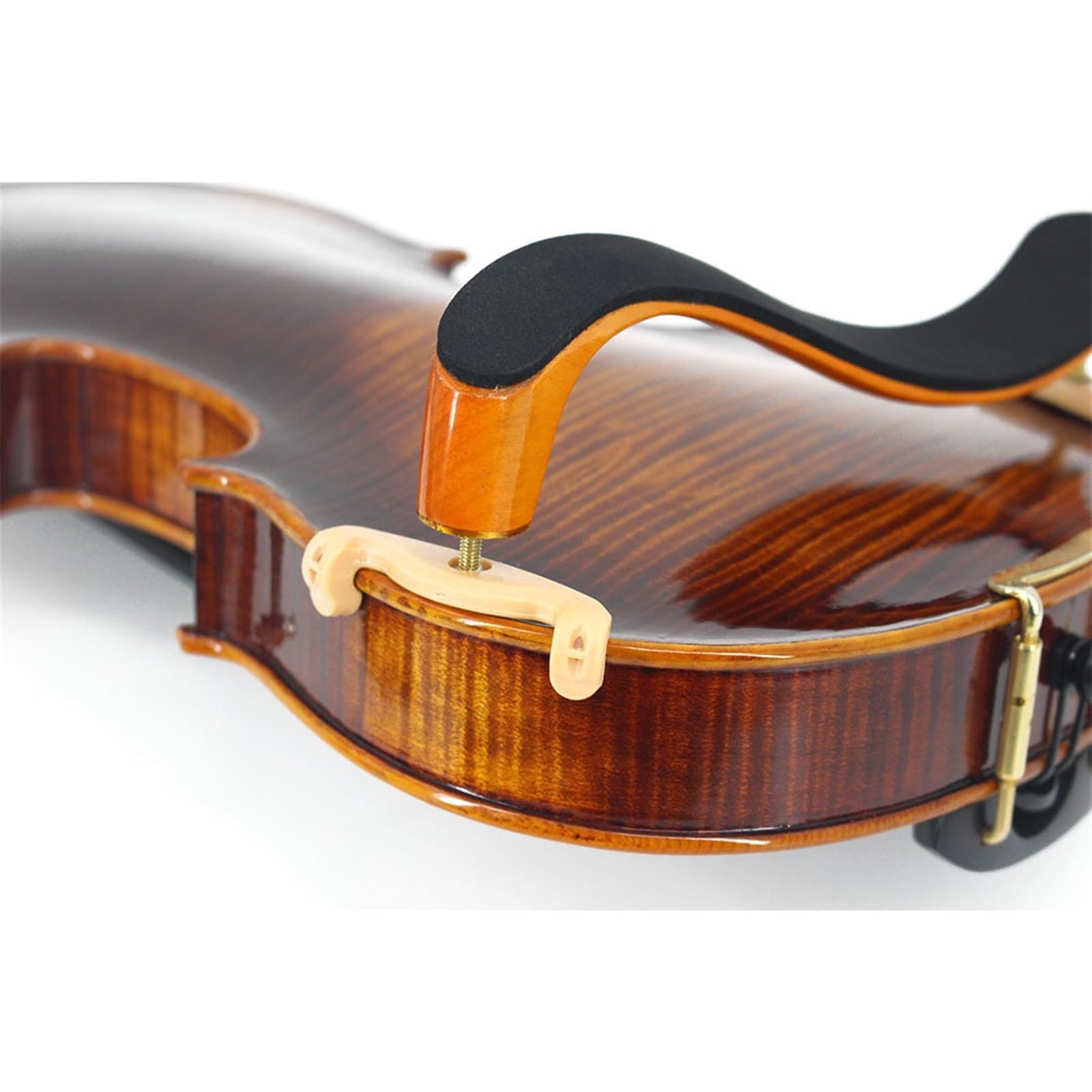Accesorios para violín Reposabrazos de madera maciza para violín 1/2/3/4/8 Reposapiés de violín ajustable Almohadilla de hombro de madera Reposabrazos de arrastre de hombro (Color : 3/4)