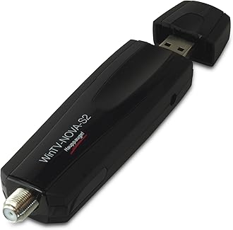 Hauppauge WinTV-Nova-S2 01676 USB TV Tuner HD Digital Satellite Television DVB-S2 and DVB-S for Laptop or PC