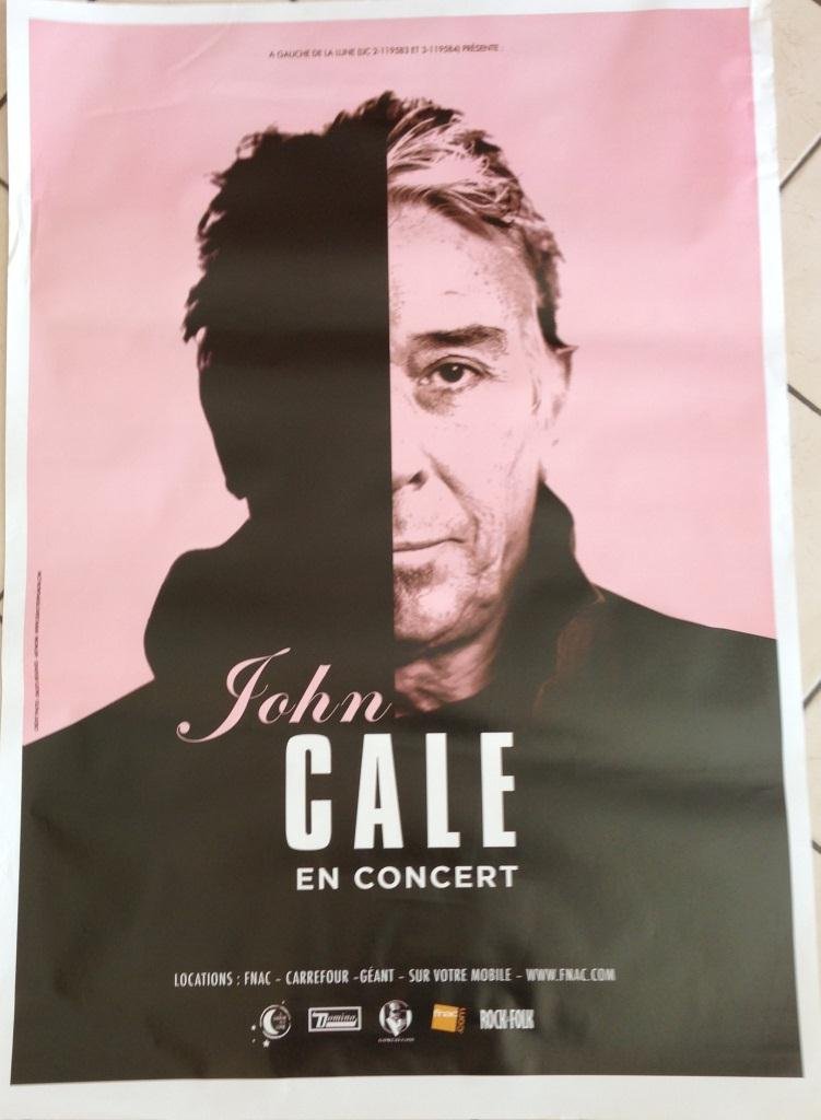 Affiche John Cale de collection, poster mural 70X100 Cm édition prestige