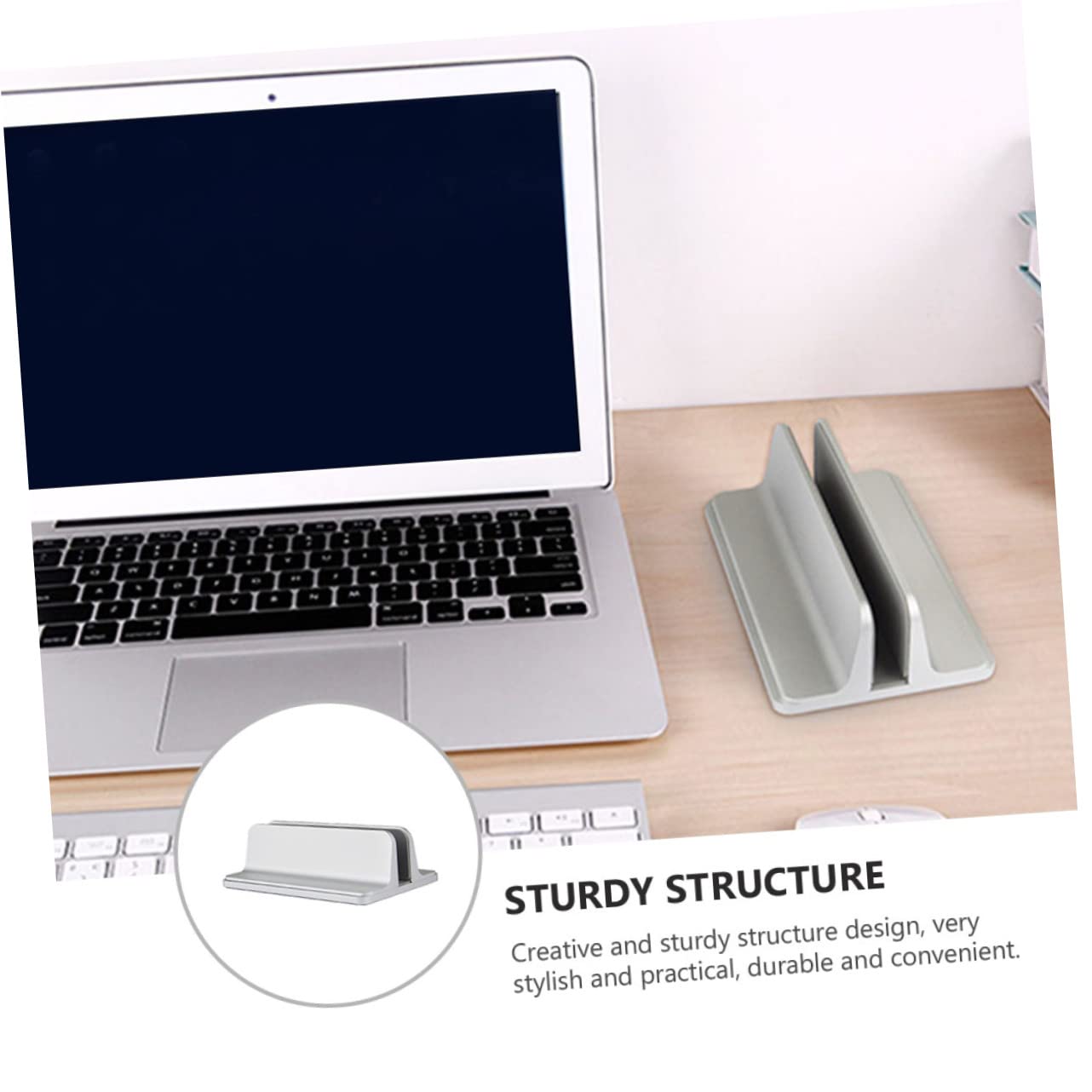 Laptop Lega Alluminio e Portatile Design e Multifunzionale per Scrivanie e Casa Stabile e Resistente