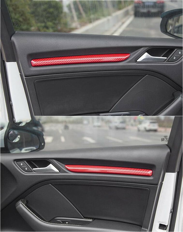 Innenraum Dekor Armaturenbrett Türleiste Innenraum-Zierleisten Für Audi A3 8V (2014–2019) – 7-teilig, Für Armaturenbrett & Türen Audi A3 Tuning
