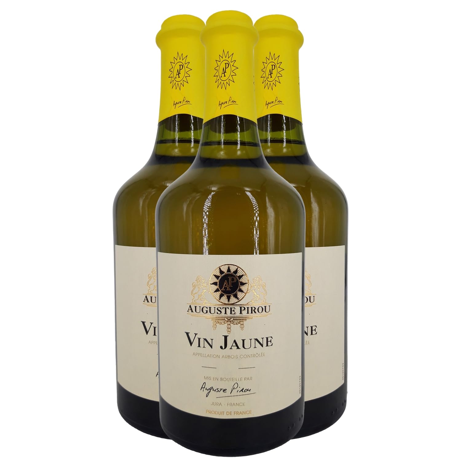 Arbois Vin Jaune - Blanc 2018 - Auguste Pirou - Vin Blanc du Jura (3x62cl)