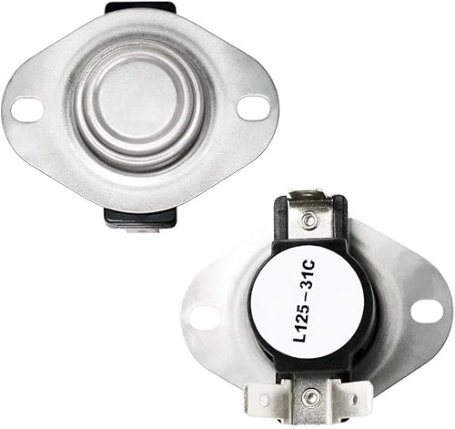 Miniatura 4 de Romalon Fusible térmico y termostato de repuesto compatible con secadora Incluye fusible térmico 6931EL3003D 6931EL3001F Termostato de secadora que