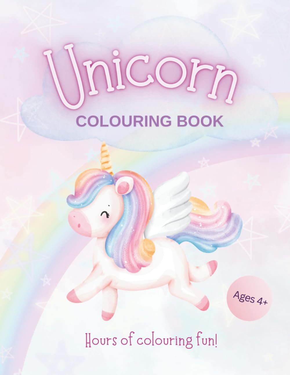Unicorn Colouring Book for Kids Ages 4–8: A Magical and Fun Coloring Adventure