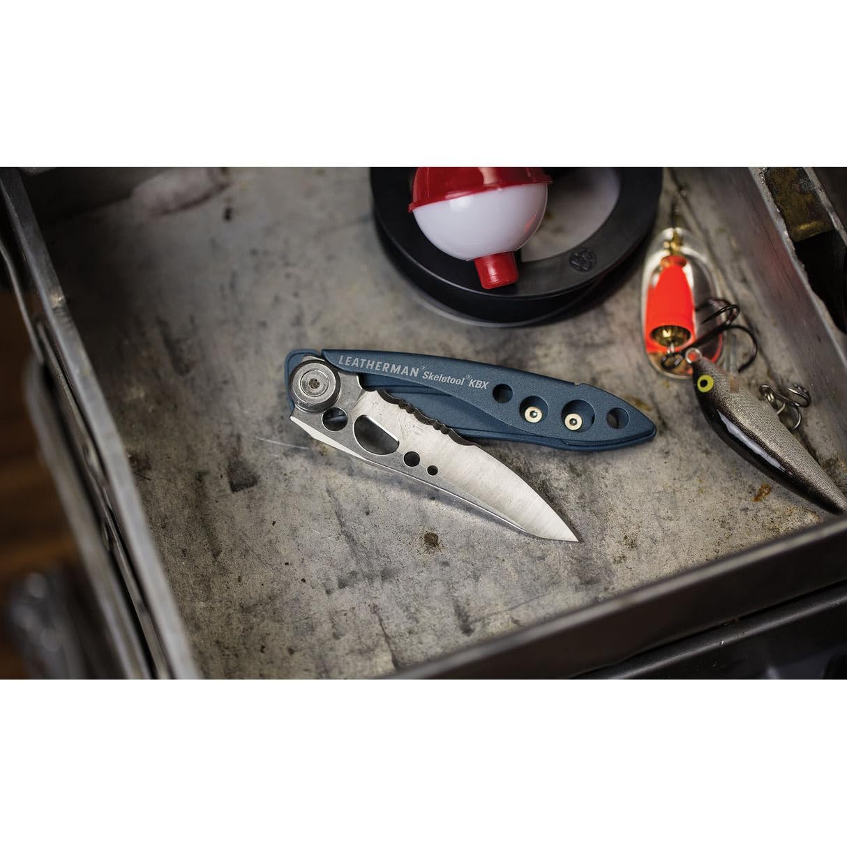 Leatherman Skeletool KBx, Paradiso | Navaja Combinada con Abrebotellas Incorporado, Acero Inoxidable 420HC