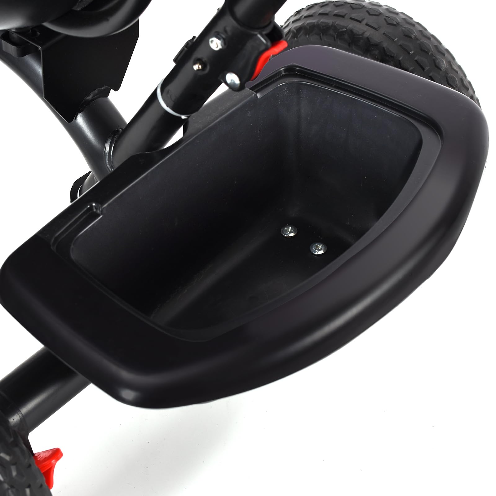 Tricycle Enfant Évolutif avec Siège Réversible, Tricycle 4 en 1,et Pare-Soleil Pliable Amovible et Canne Parentale Ajustable,Dossier inclinable,Roues Silencieuses-4 -in -1 (Gris Clair)