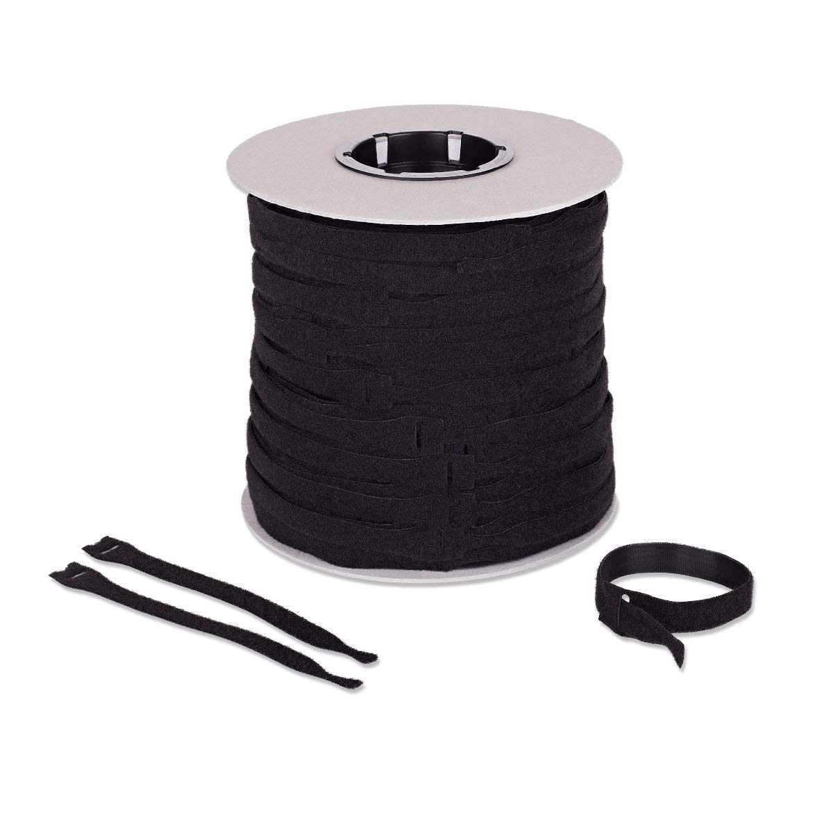 Klett-Kabelbinder Bündelband Kabelbinder aus Klettband 750 Stück schwarz 20x200 mm S050K13A-20200S
