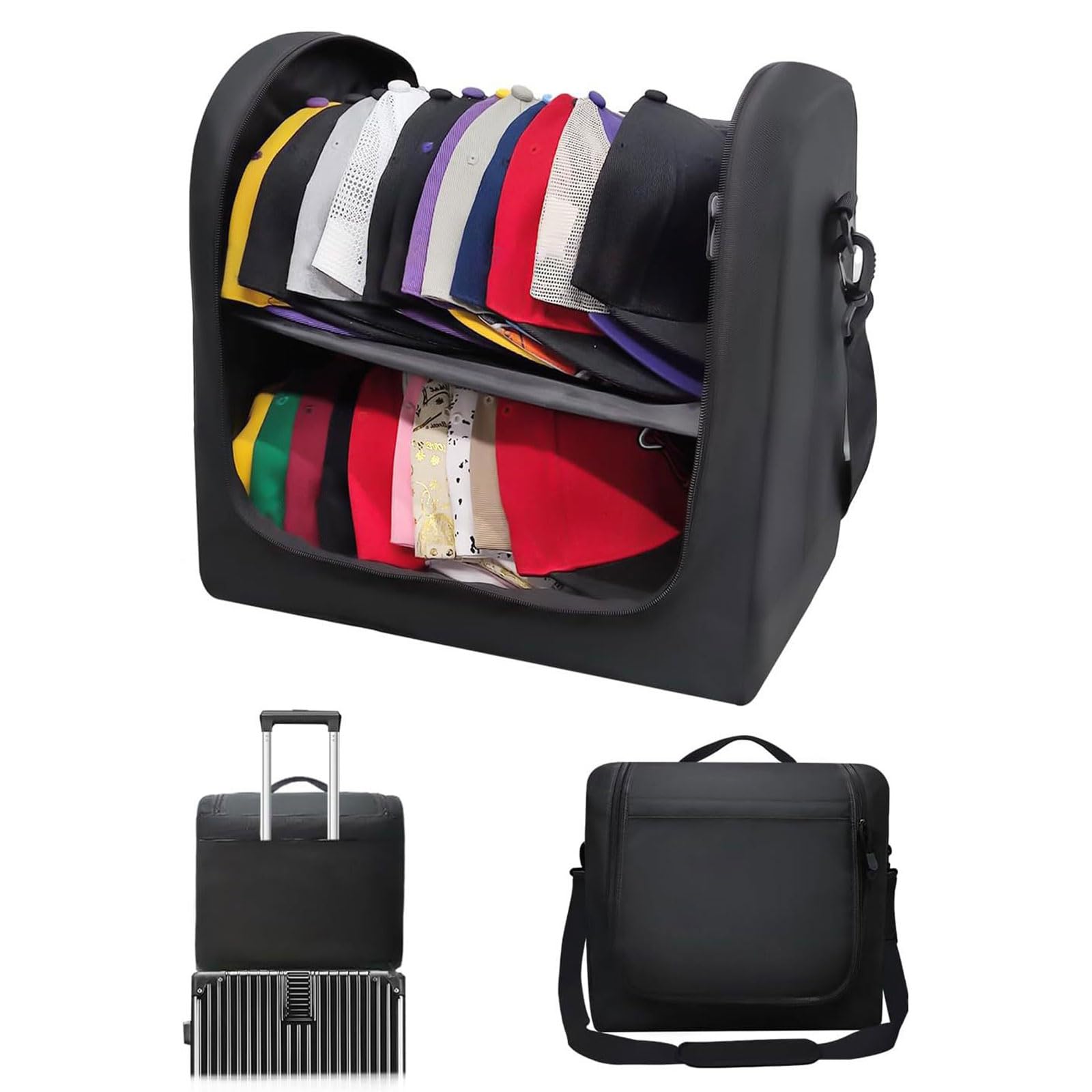Space Saving Cap Holder Stackable Portable Organiser for Baseball Caps Storage Stackable Hat Bag