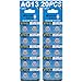 Produktbild Pack of 20 AG13 LR44 1.5 V Alkaline Button Cell Batteries Without Mercury (357/357A/L1154/A76/GPA76)