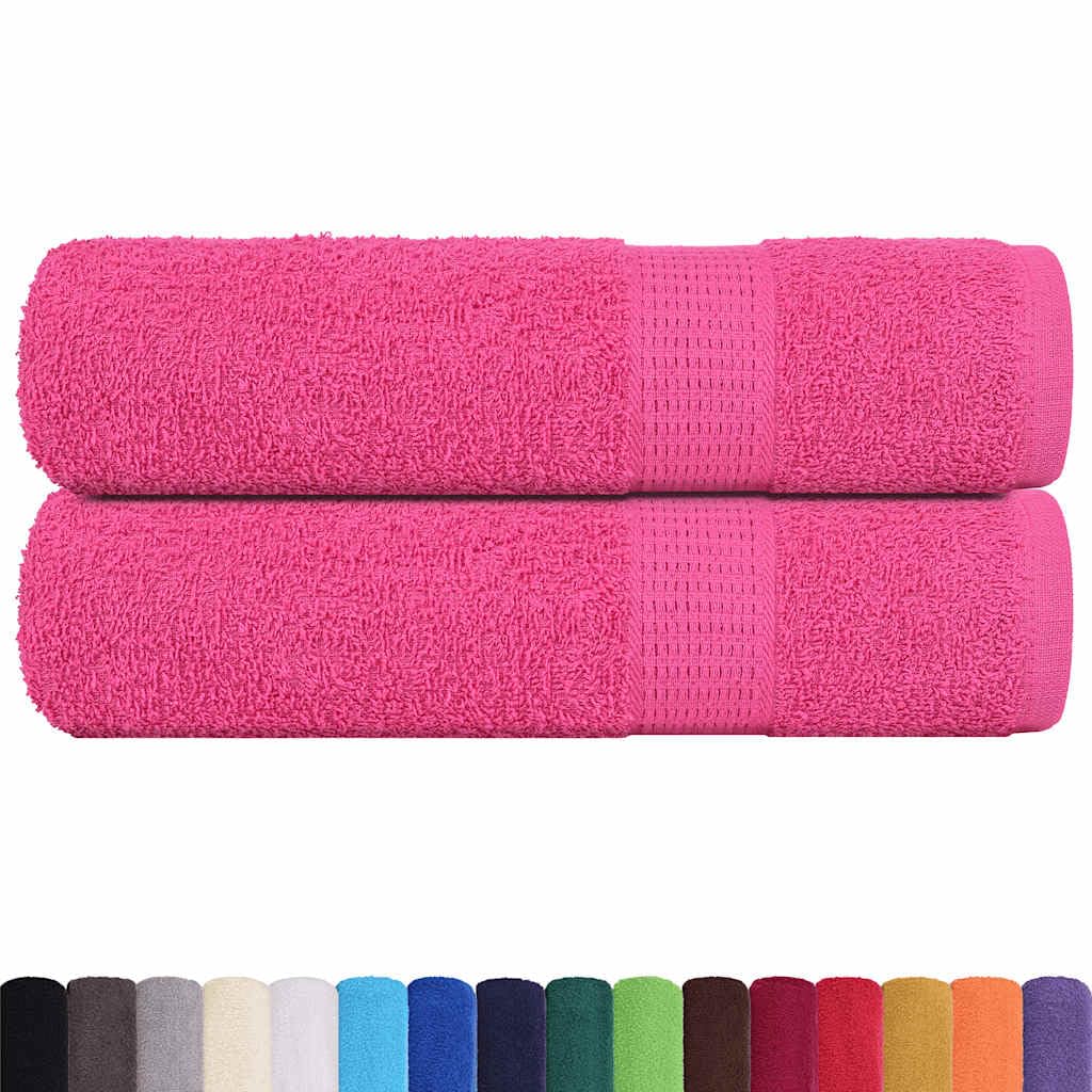 Frogn - Toallas de baño (2 unidades, 100 x 150 cm, 360 g/m², algodón absorbente, suave, de secado rápido, para baño, sauna, toalla de ducha, toalla de invitados, toalla de rizo, microfibra de
