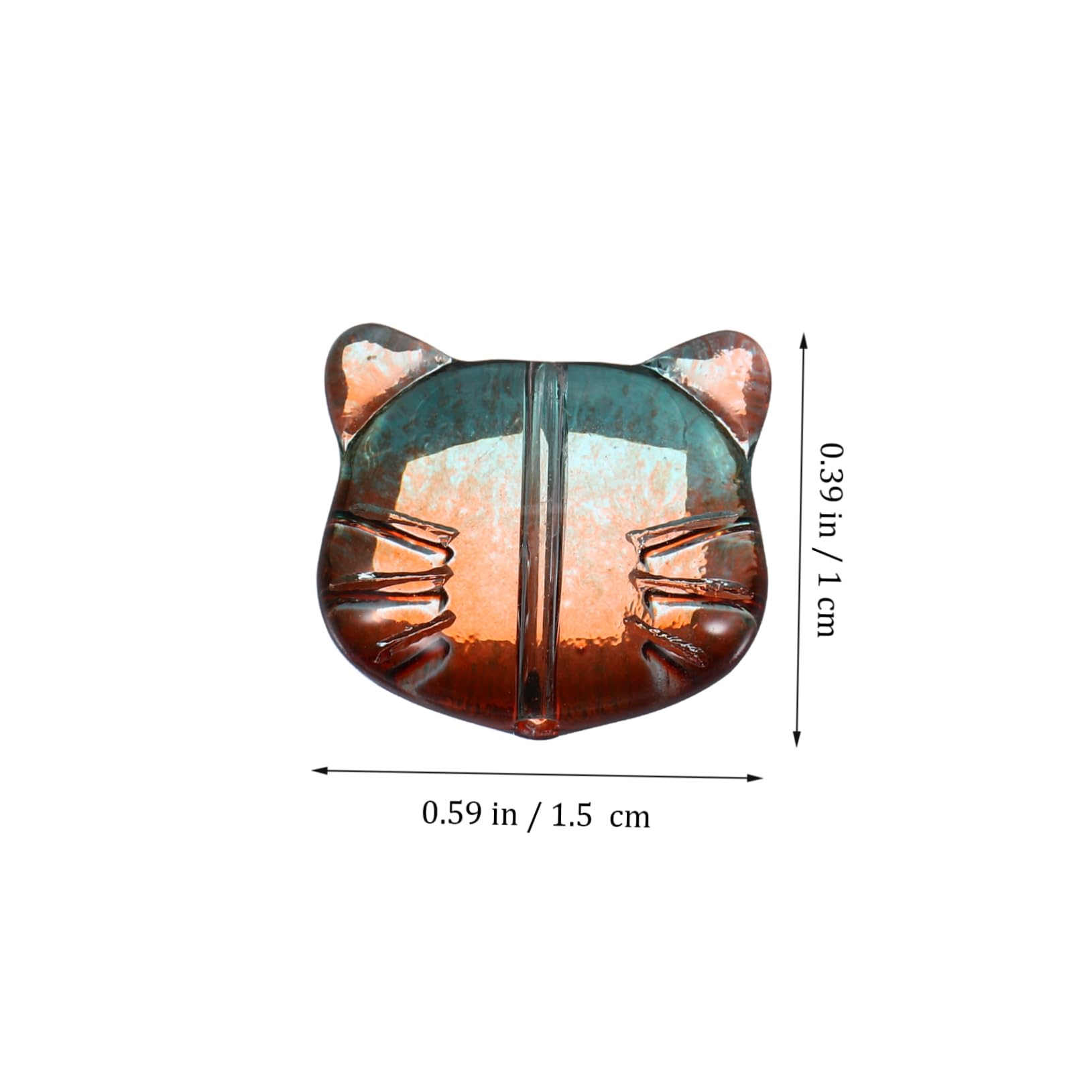 HOMSFOU Cuentas De Gato Para Pulseras De Cuentas Adorables Para Manualidades Y Bisutería Para Creación De Joyería Espaciadoras Y Accesorios De Diy 50 Piezas X 4