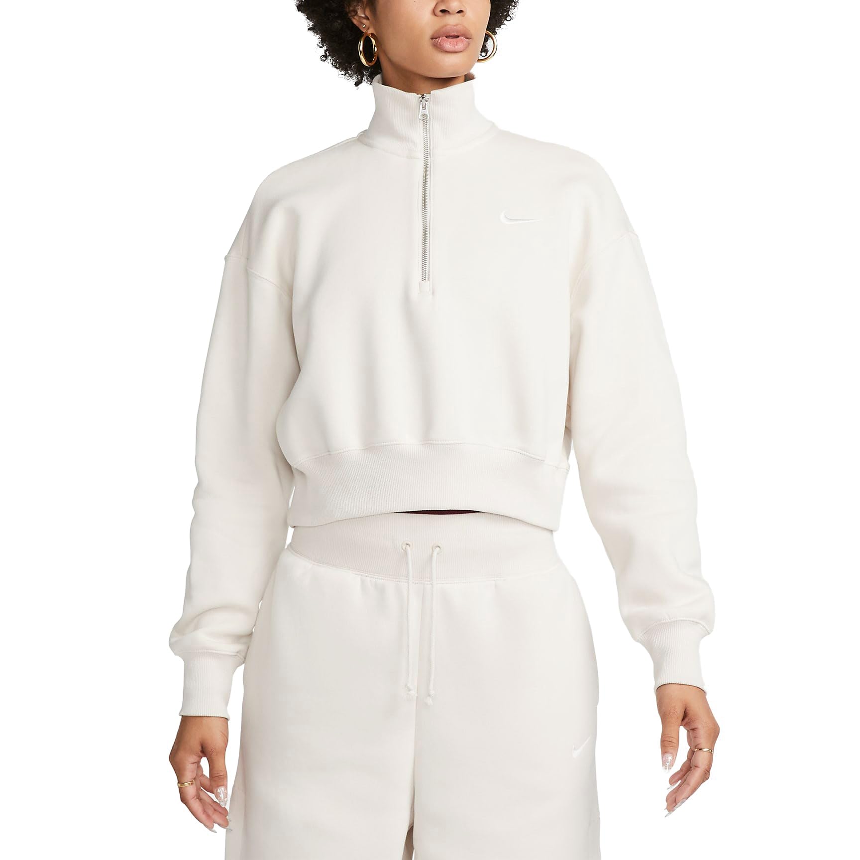 NIKE Phnx Sweatshirt Lt Orewood Brn/Sail XL