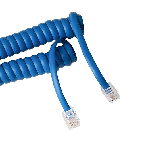 Miniatura 8 de iSoHo Phones Cable de teléfono para teléfono fijo  sin enredos, cable de línea terrestre para teléfonos rizados, fácil de usar + excelente calidad