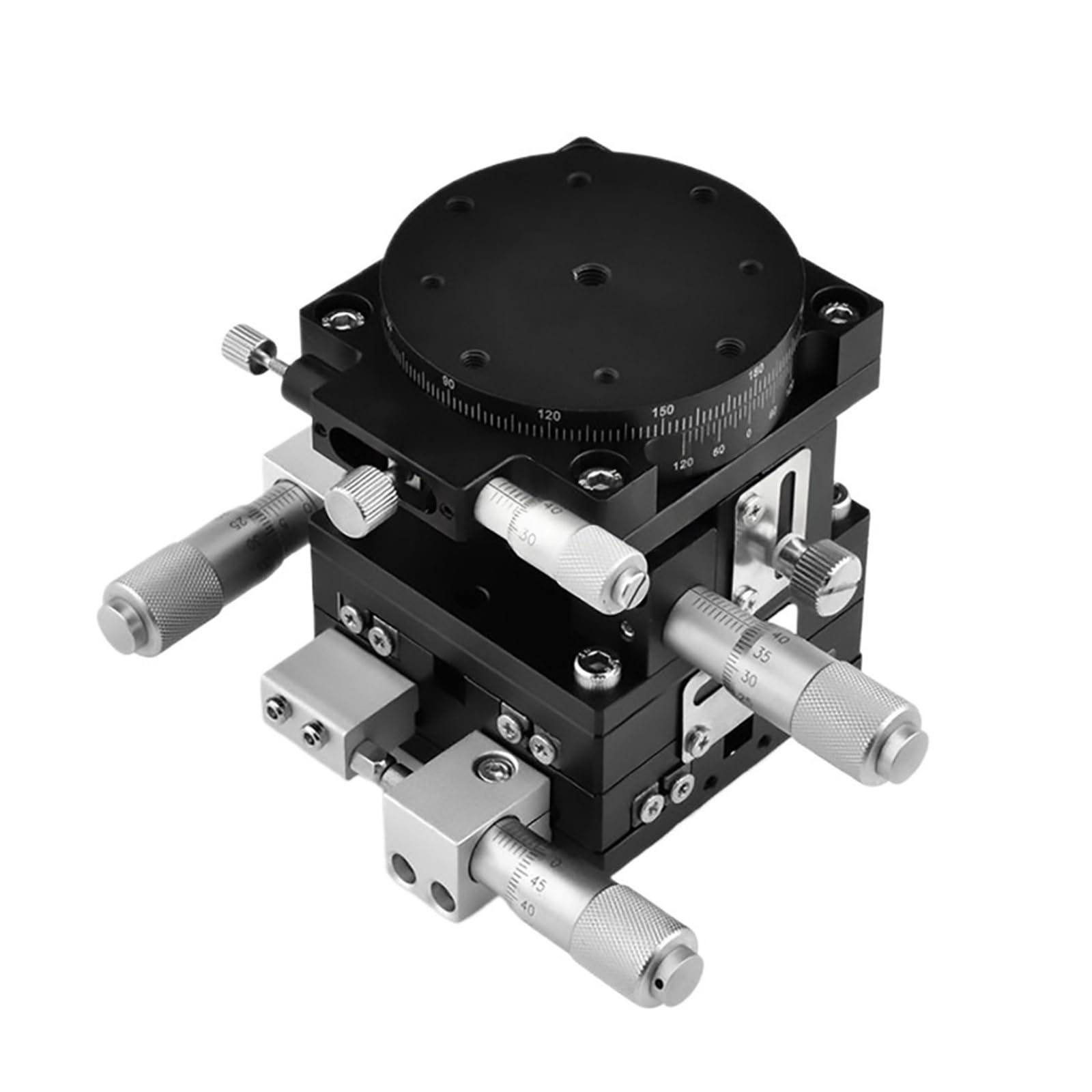 IGNVXMGKP XYZR 60 * 60mm LT60-LM Sliding Table Fine-Tuning Platform Manual Linear Platform Slide 29.4N